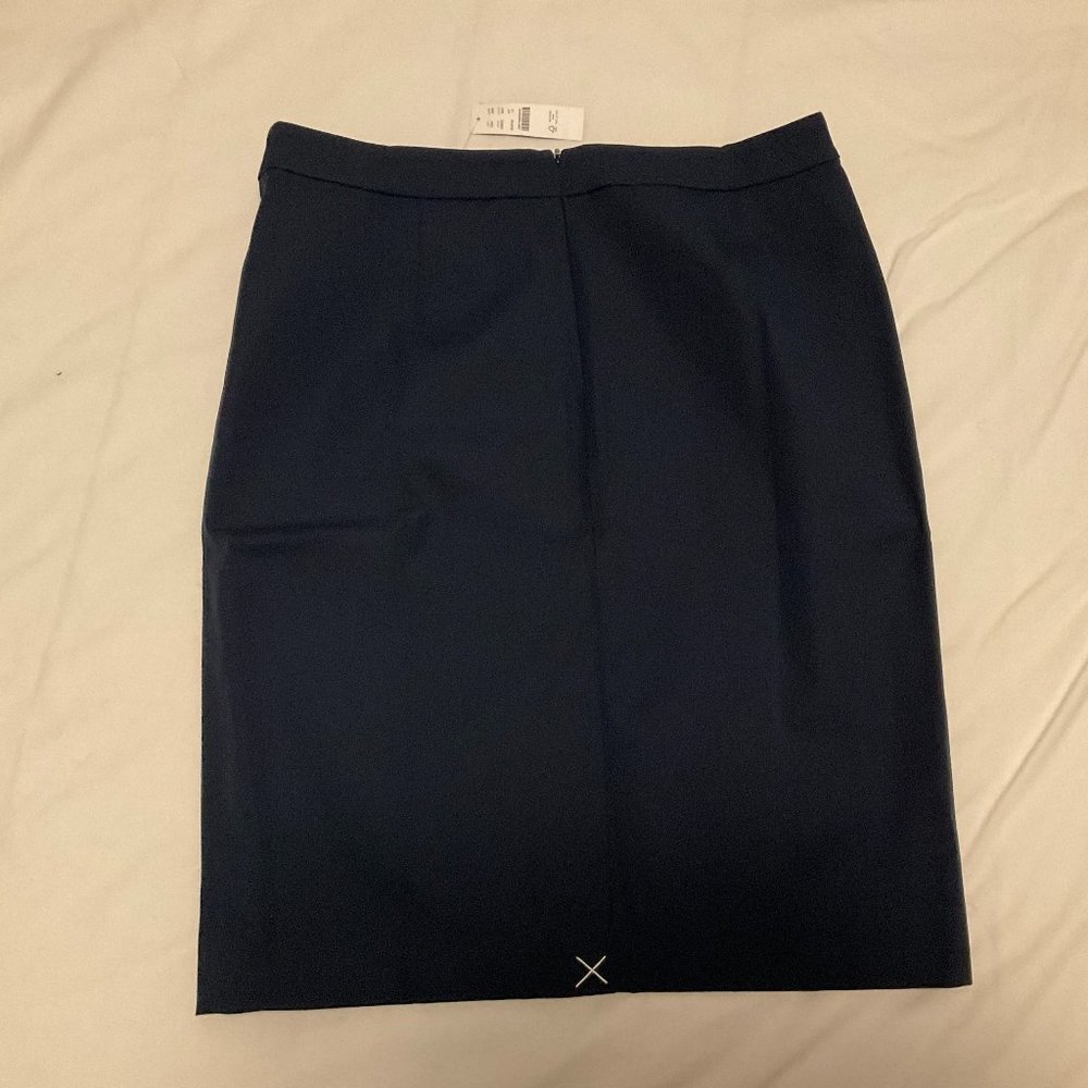 Women's Navy J Crew Skirt, Size 12 NWT